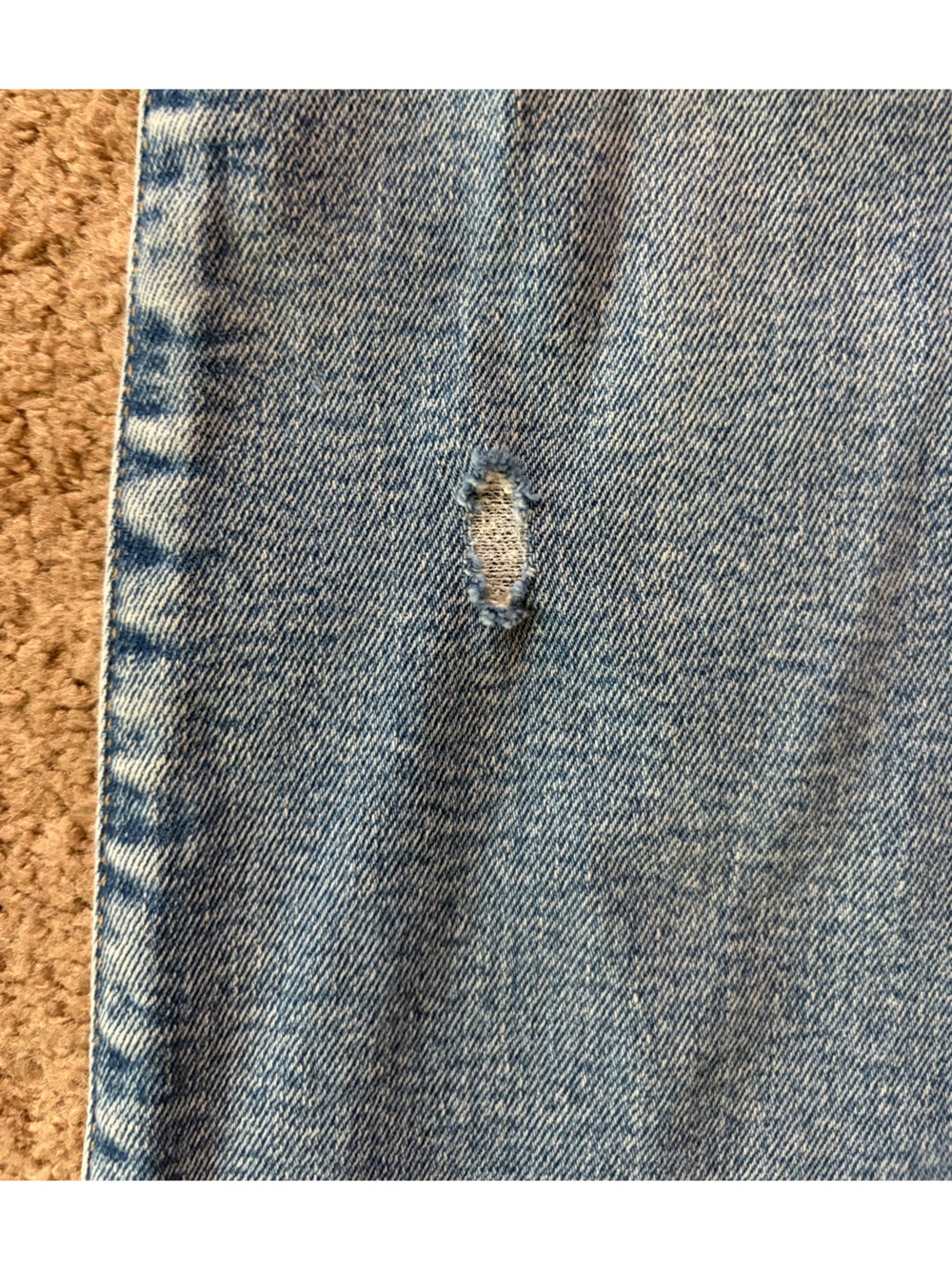 GAP Flare High Rise Blue Light Wash Denim Jeans 24 Waist 00 - Picture 7 of 7